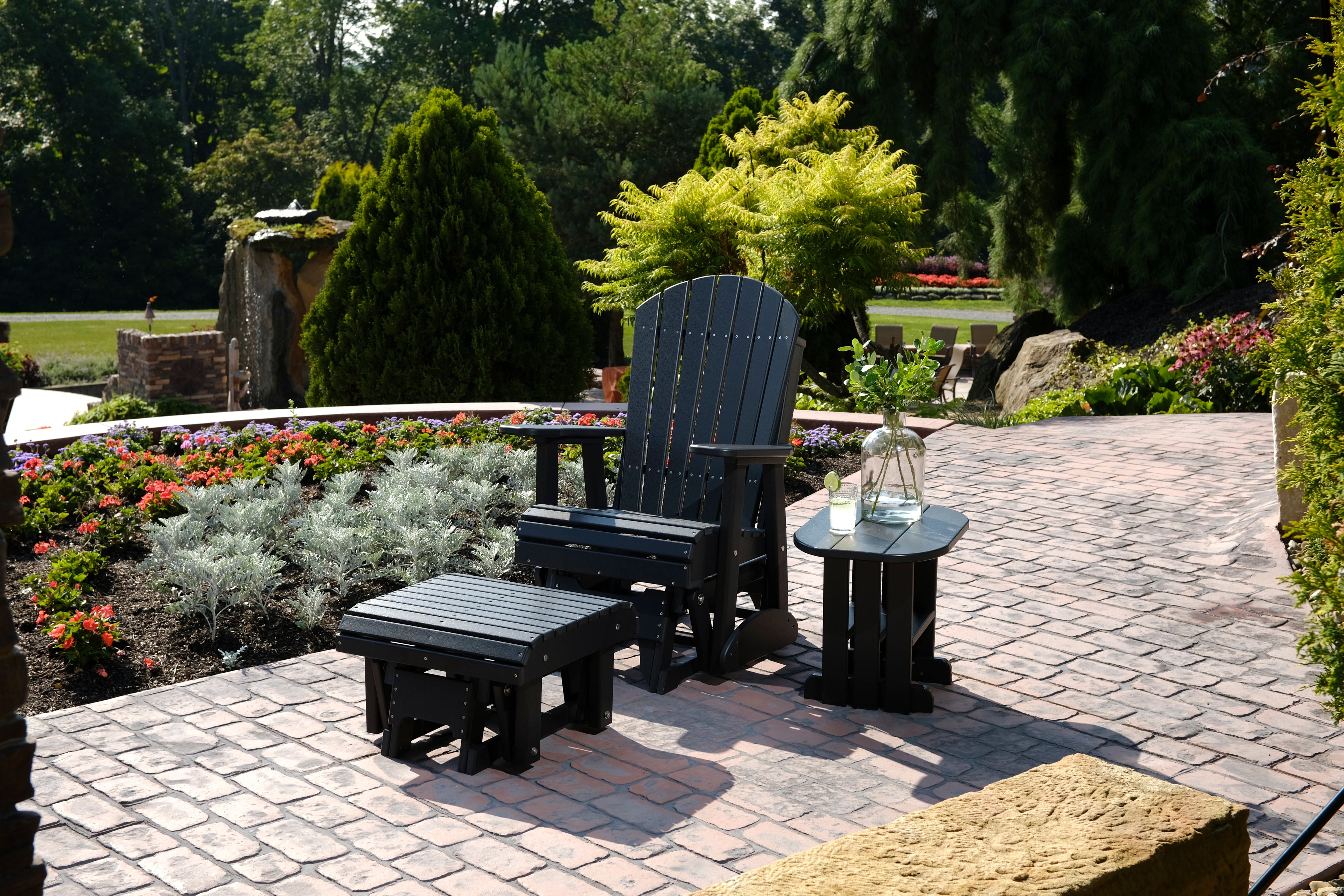 2' Adirondack Glider Chair