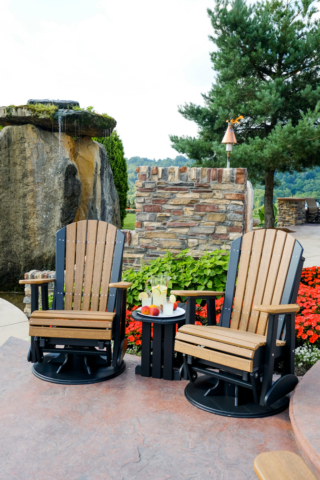 2' Adirondack Swivel Glider