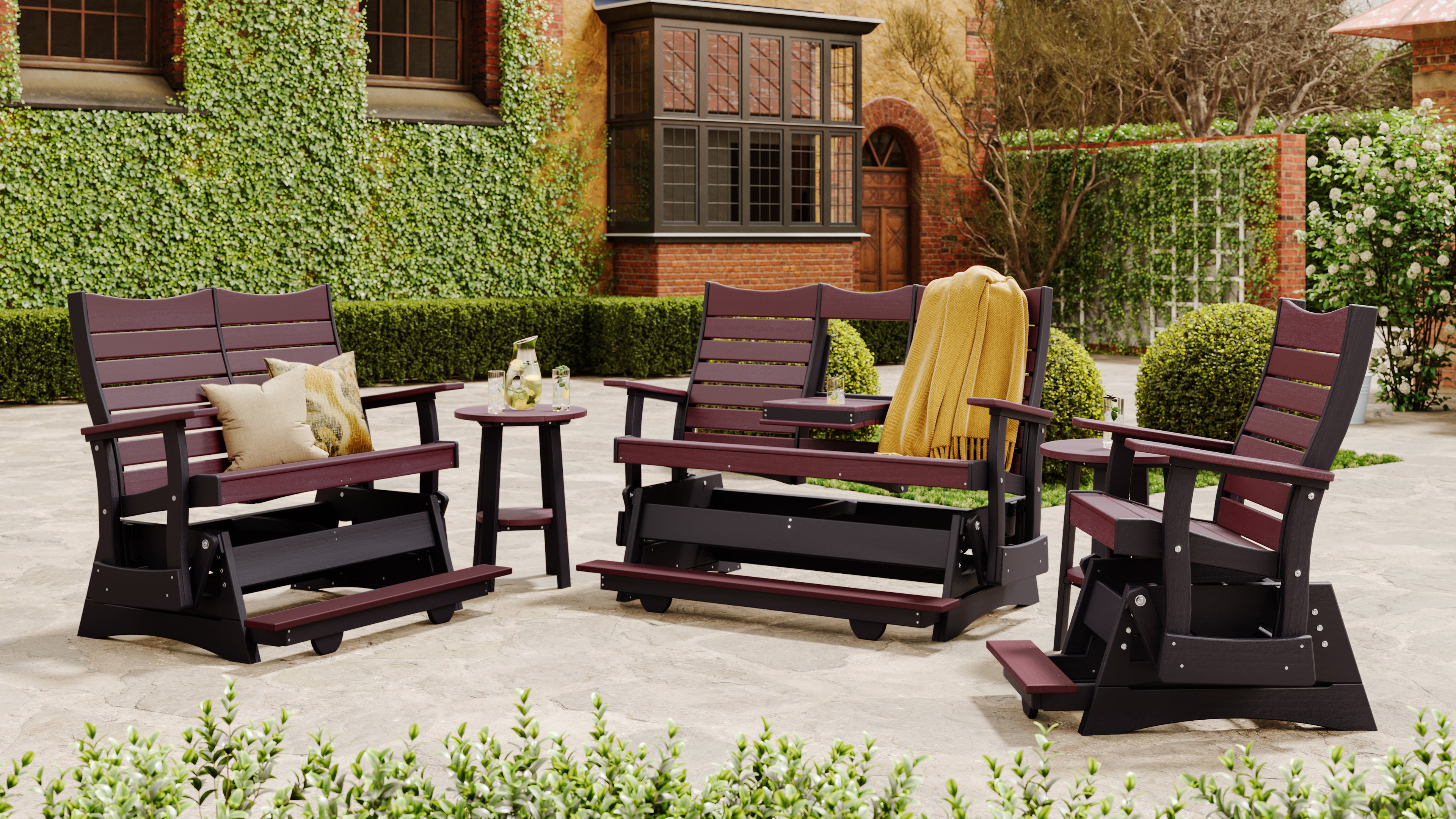 2' Contour Balcony Glider Chair