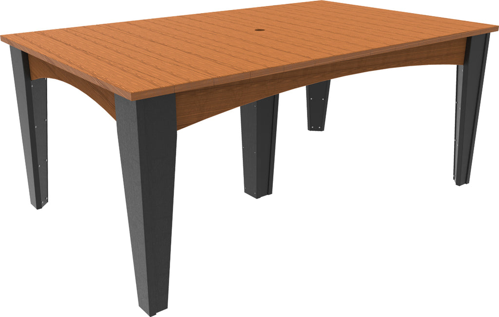 Island Dining Table - 44" x 72" Rectangular