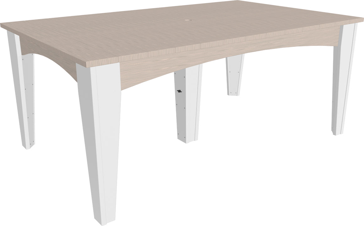 Island Dining Table - 44" x 72" Rectangular
