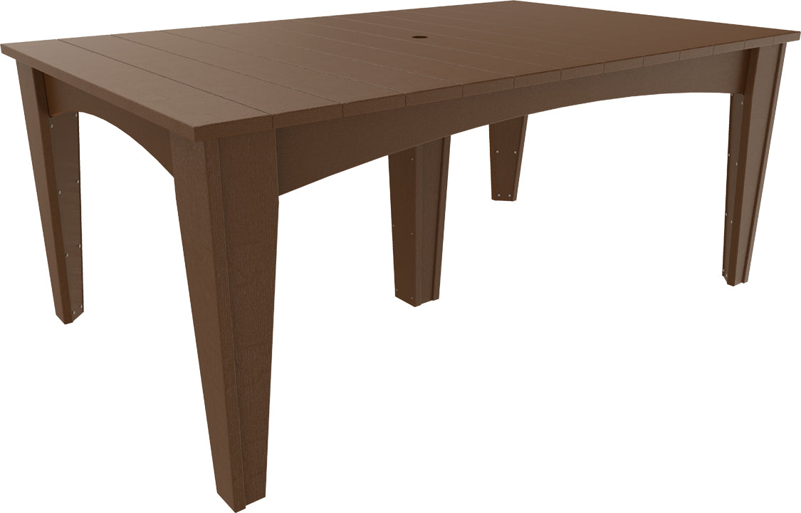 Island Dining Table - 44" x 72" Rectangular
