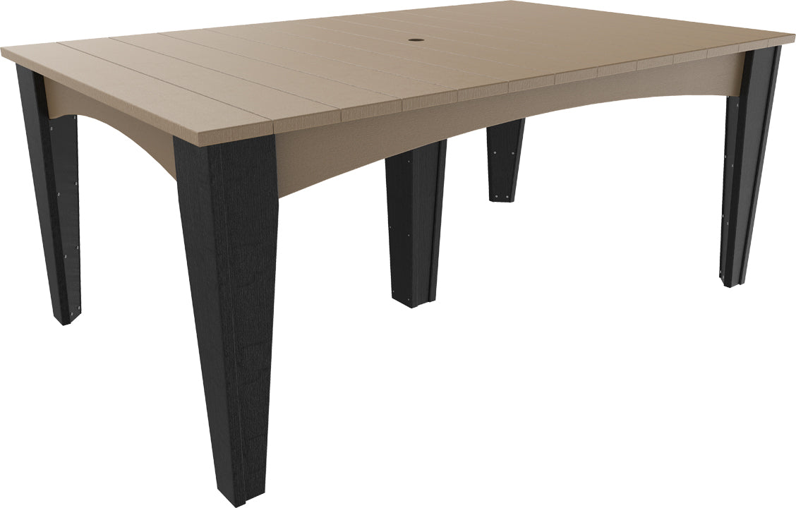 Island Dining Table - 44" x 72" Rectangular