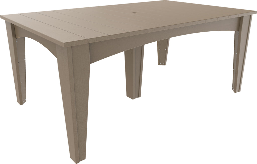 Island Dining Table - 44" x 72" Rectangular
