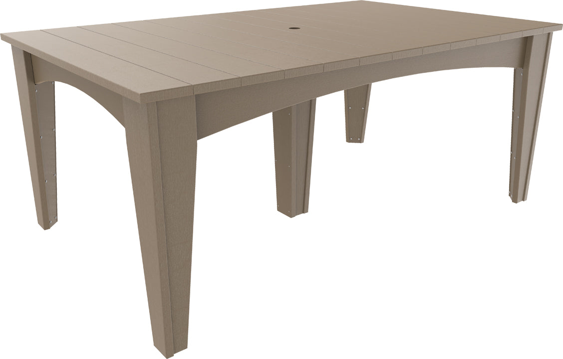 Island Dining Table - 44" x 72" Rectangular