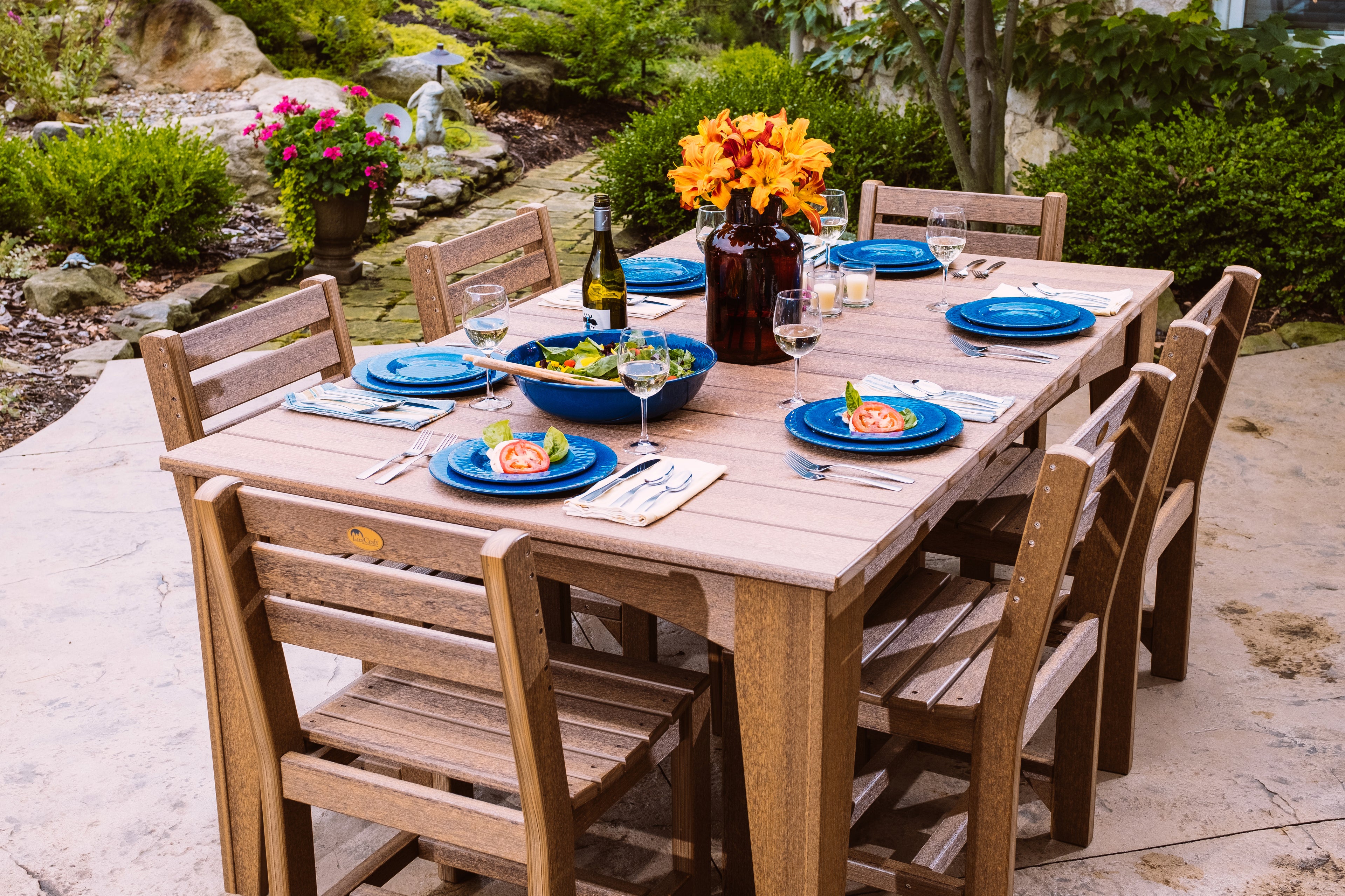 Island Dining Table - 44" x 72" Rectangular