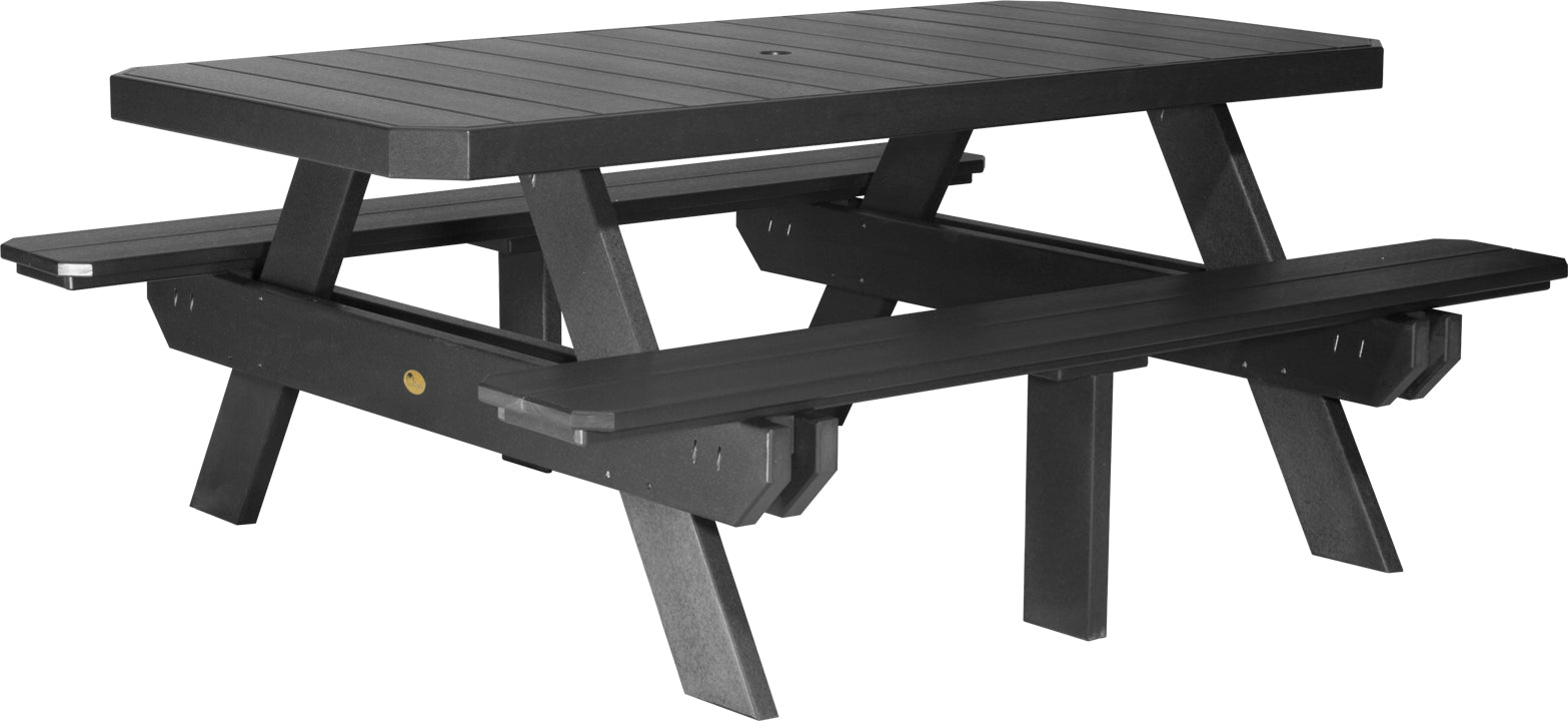 6' Rectangular Picnic Table