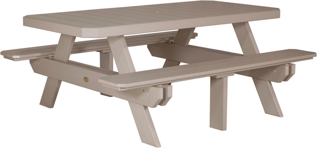 6' Rectangular Picnic Table